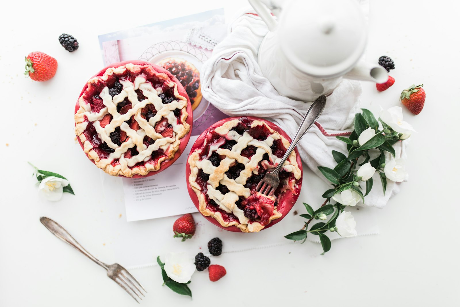 Lattice berry tarts