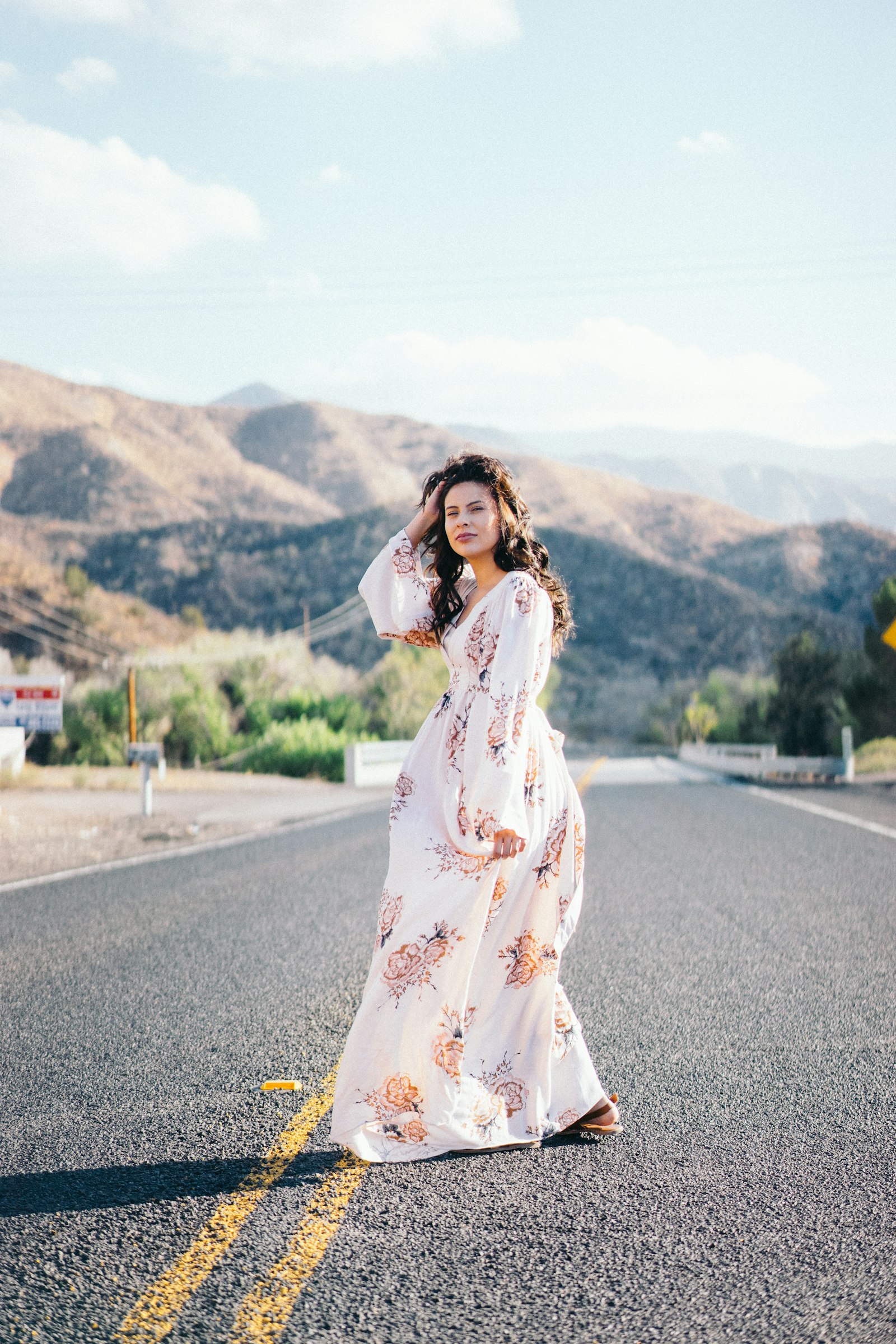 Bride on the road