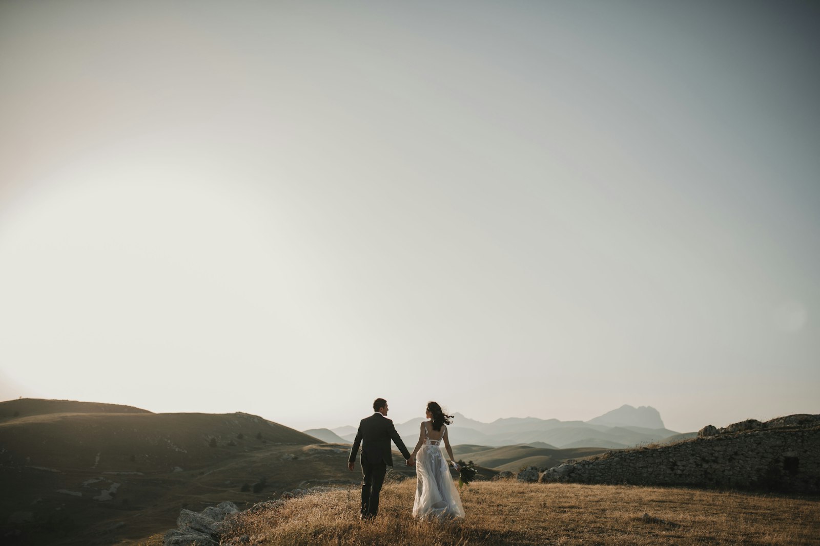 Couple at dusk