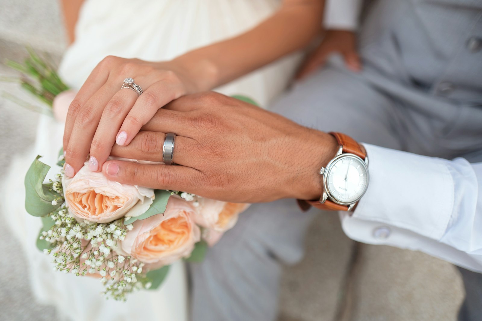 Hands with rings